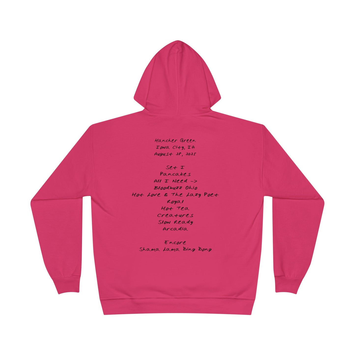 Iowa City 2025 Setlist Iowa Gooooose Hoodie