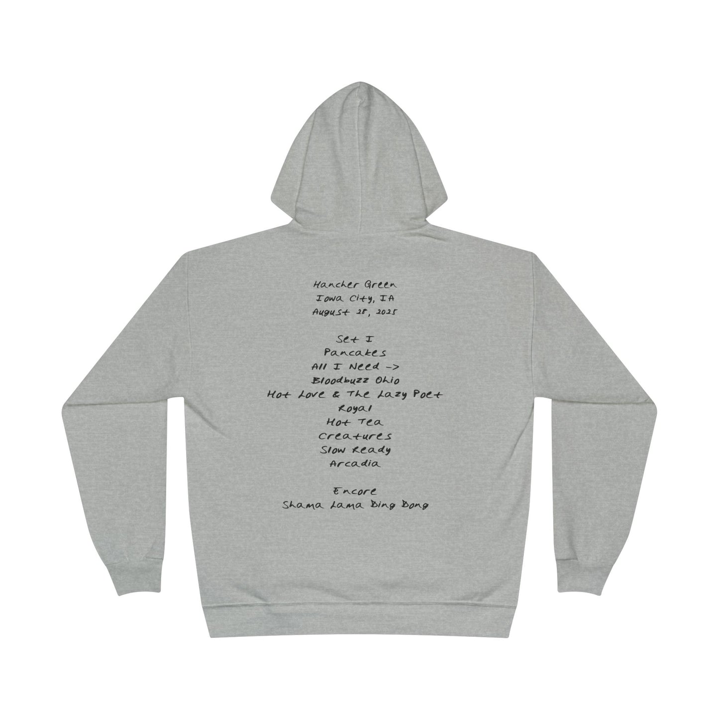 Iowa City 2025 Setlist Iowa Gooooose Hoodie