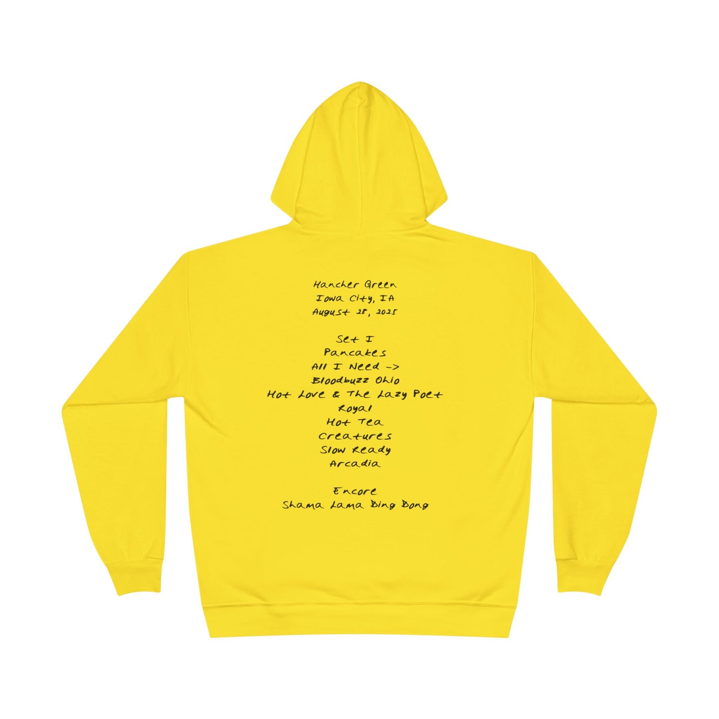 Iowa City 2025 Setlist Iowa Gooooose Hoodie