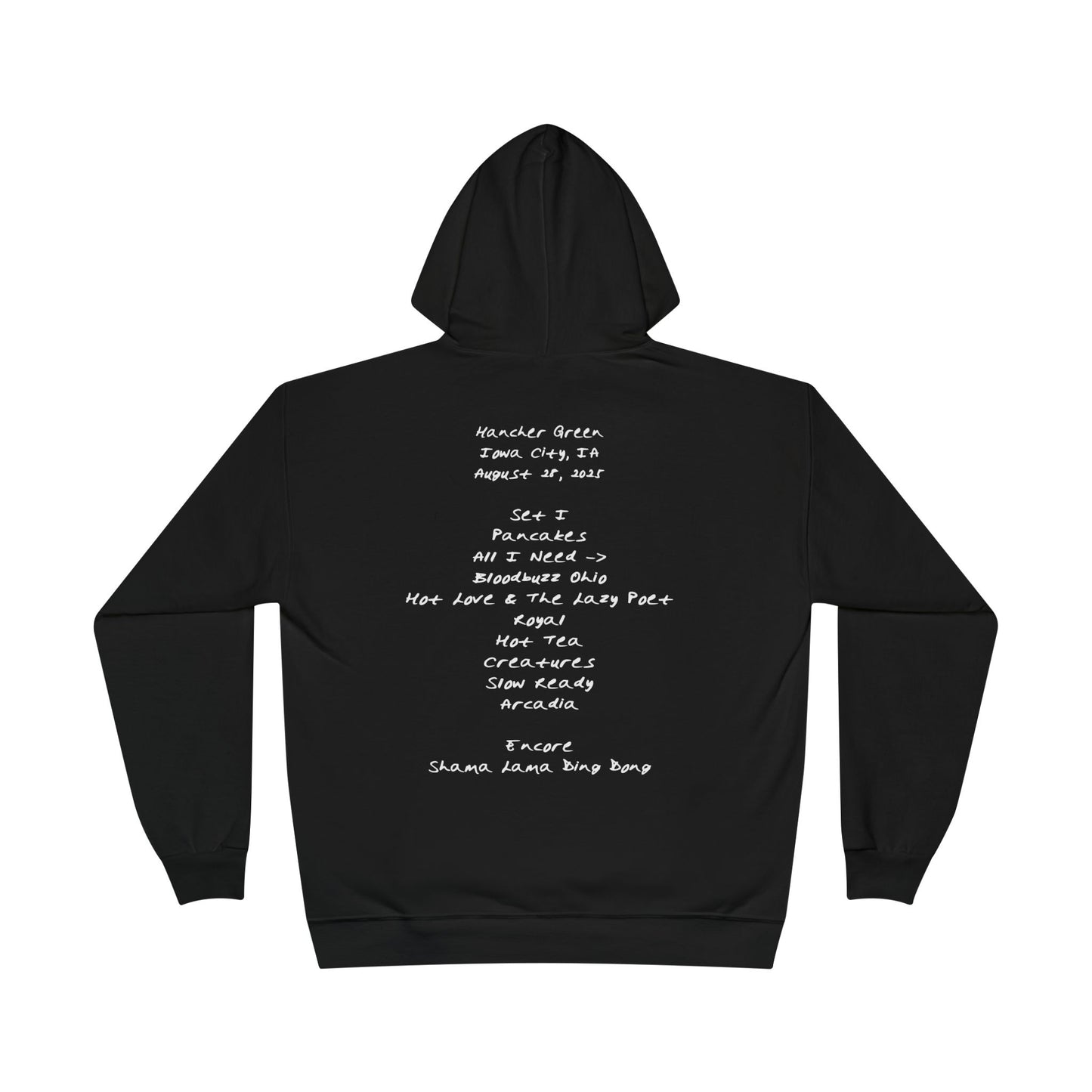 Iowa City 2025 Setlist Iowa Gooooose Hoodie