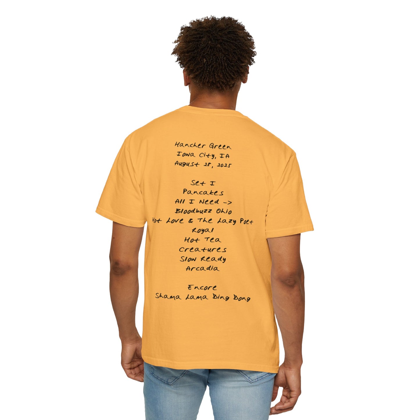 Iowa City 2025 Setlist Gooooose Shirt
