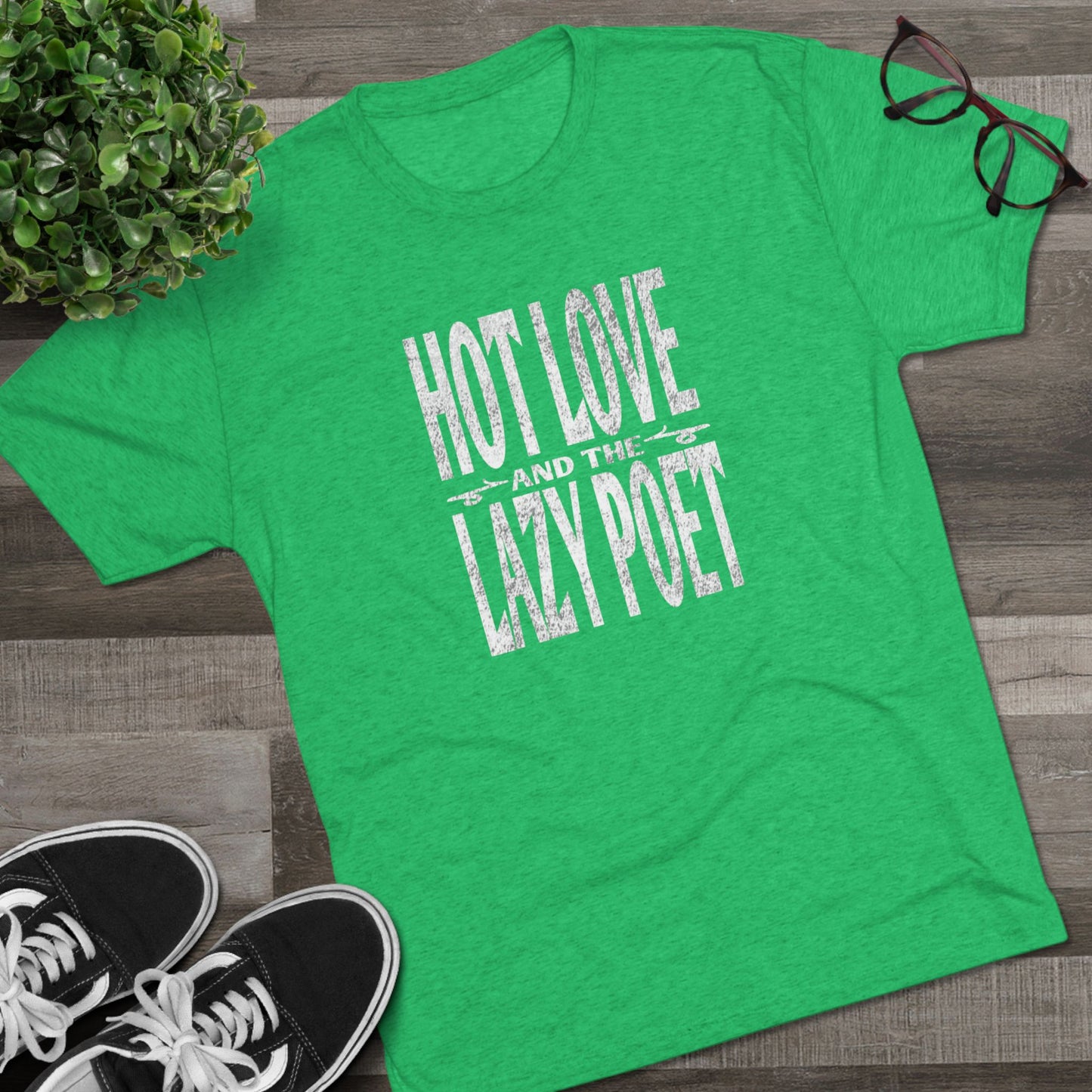 Hot Love and the Lazy Poet Retro Vibe Shirt