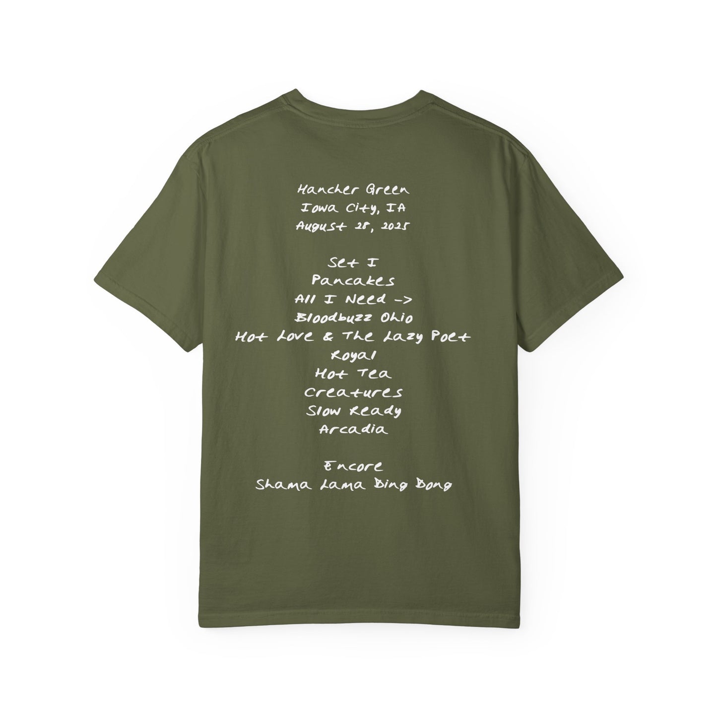 Iowa City 2025 Setlist Gooooose Shirt