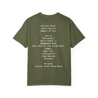 Iowa City 2025 Setlist Gooooose Shirt