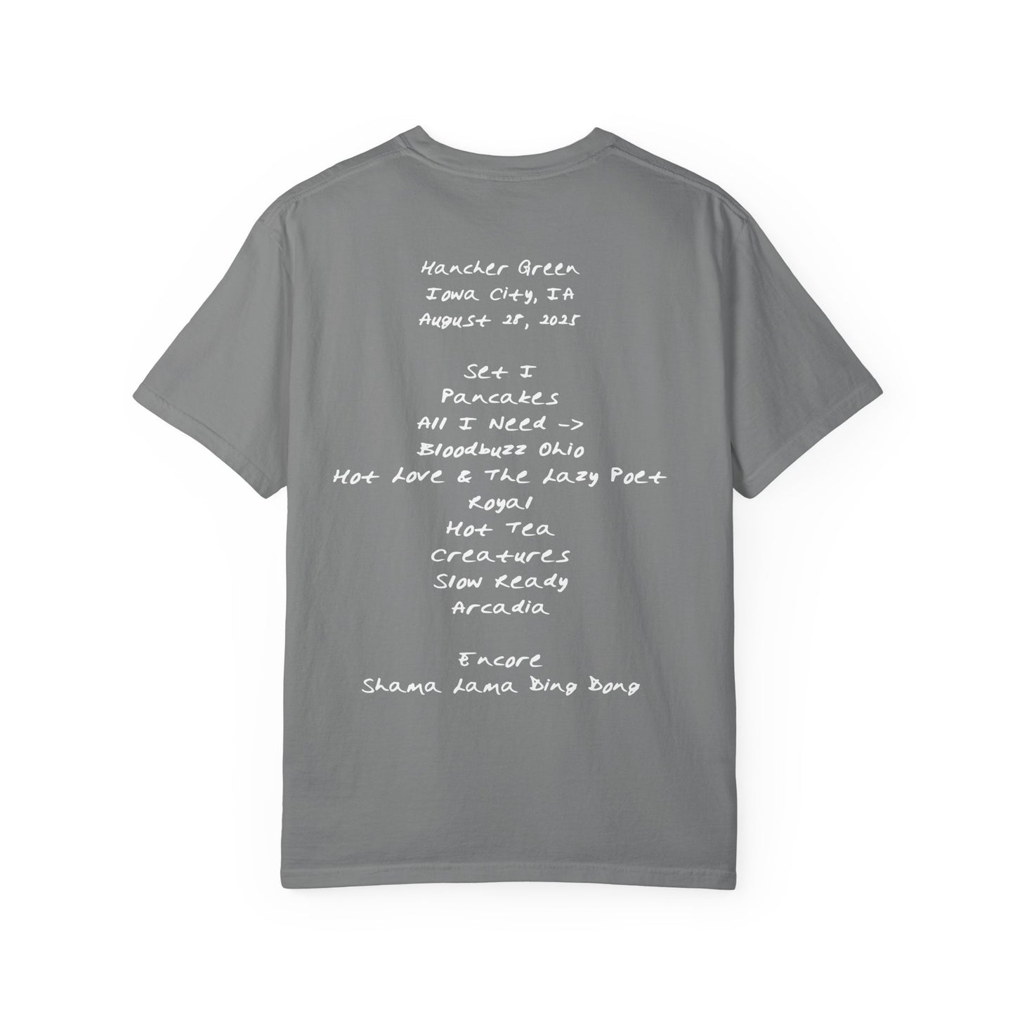 Iowa City 2025 Setlist Gooooose Shirt