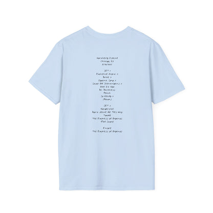 Goooose Chicago 2025 Setlist Shirt