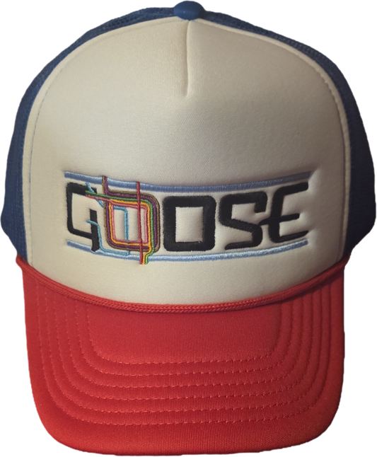 Embroidered Chicago El Map Goooose Trucker Caps