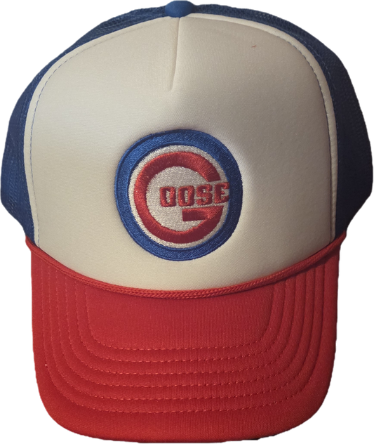 Embroidered Chicago Cubs Goooose Trucker Caps