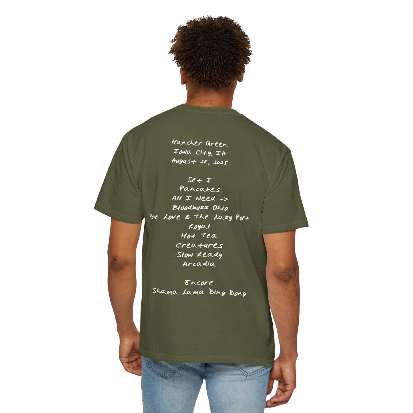 Iowa City 2025 Setlist Gooooose Shirt