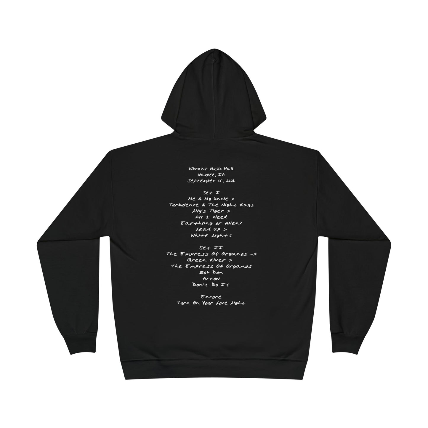 Waukee 2024 Setlist Iowa Gooooose Hoodie