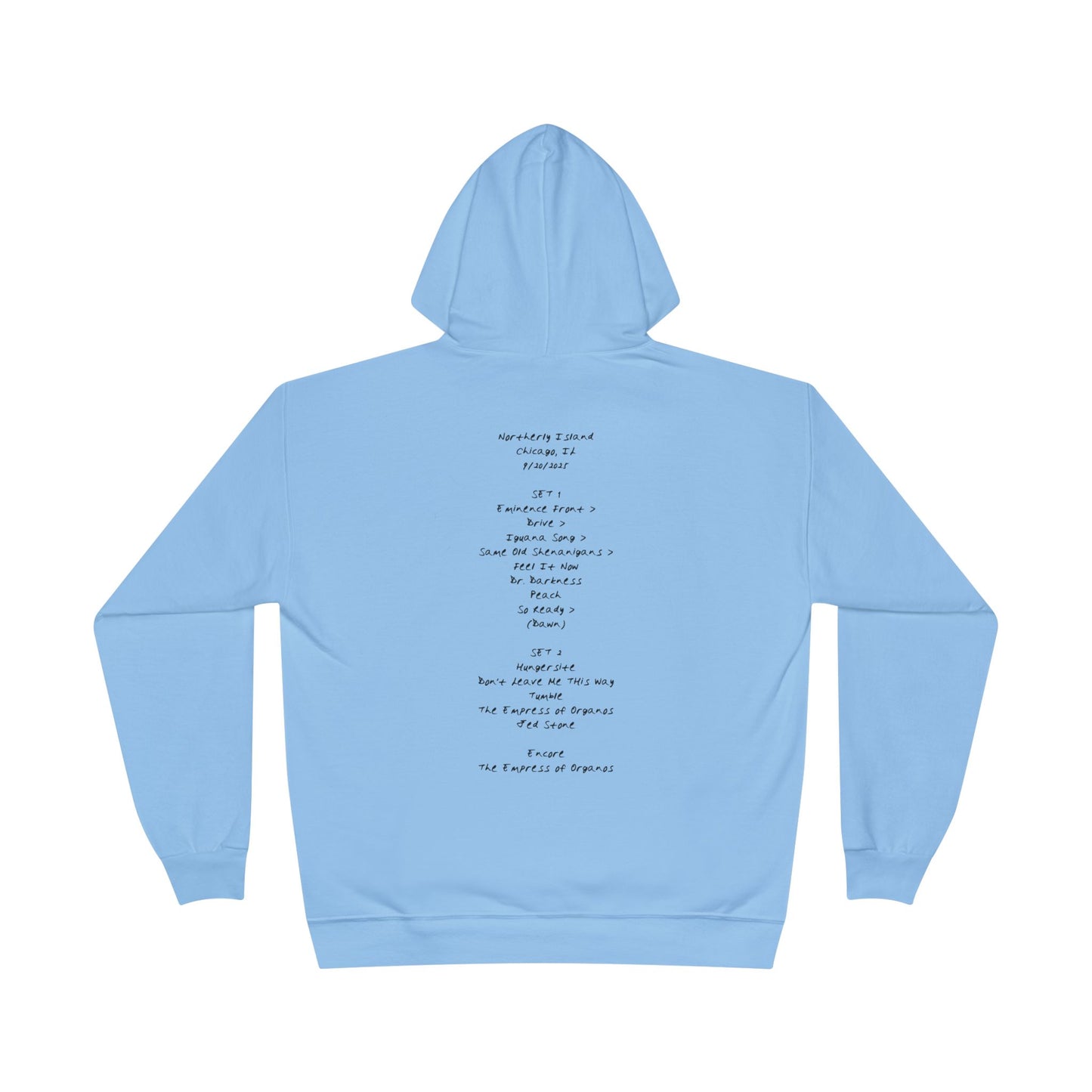 Chicago 2025 Setlist Goooose Hoodie
