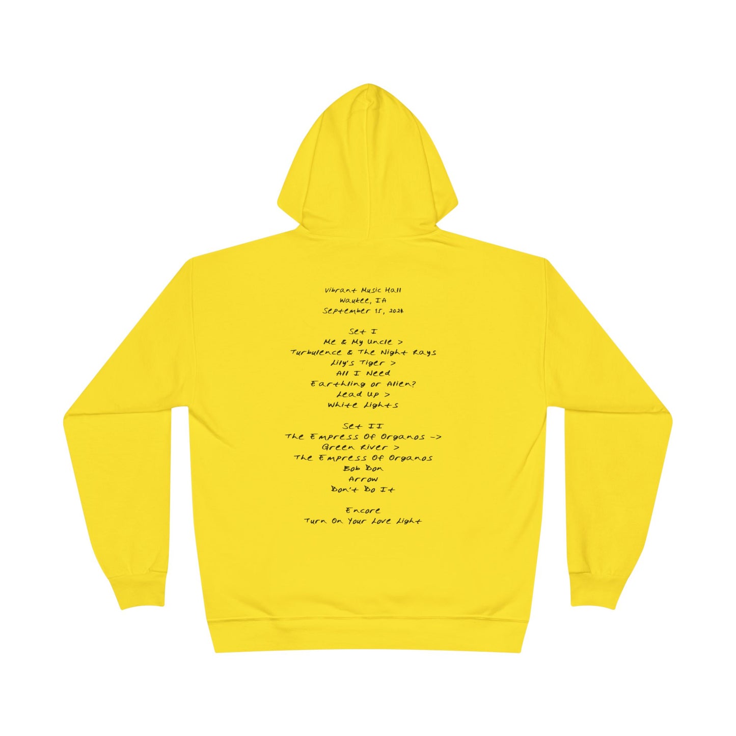 Waukee 2024 Setlist Iowa Gooooose Hoodie