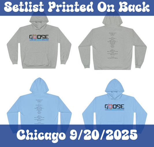Chicago 2025 Setlist Goooose Hoodie
